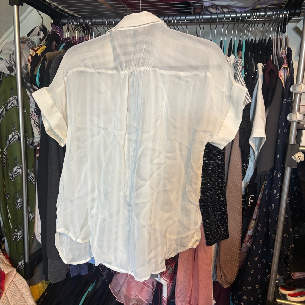 Lulu's Sheet White Button-Up Blouse - image 2